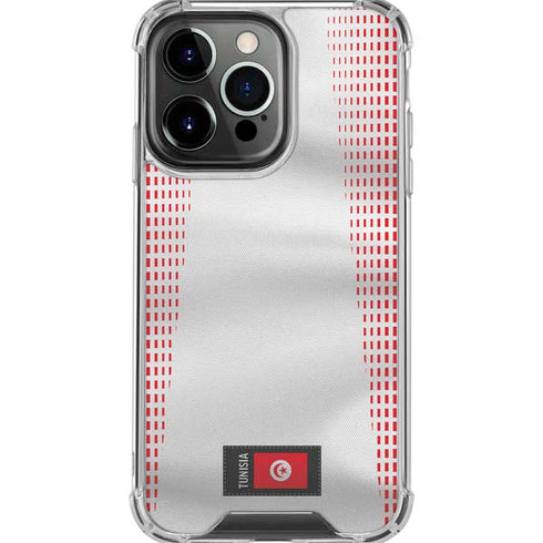 Tunisia Soccer Flag iPhone 16 Pro Max Clear Case
