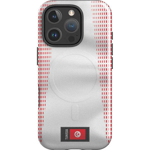 Tunisia Soccer Flag iPhone 16 Pro Max Magsafe Impact Case
