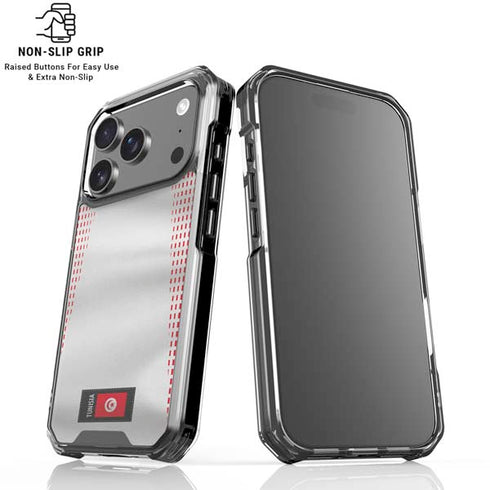 Tunisia Soccer Flag iPhone 18 Pro Clear Case