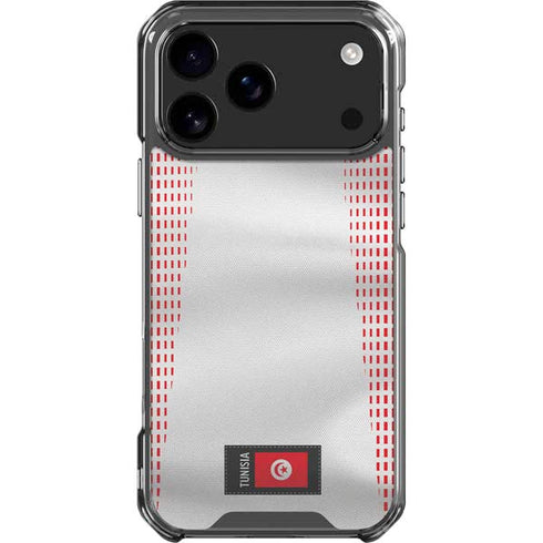 Tunisia Soccer Flag iPhone 18 Pro Max Clear Case