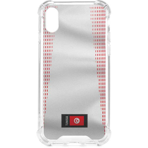 Tunisia Soccer Flag iPhone XS Clear Case
