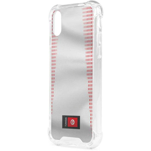 Tunisia Soccer Flag iPhone XS Clear Case