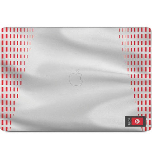 Tunisia Soccer Flag MacBook Skins