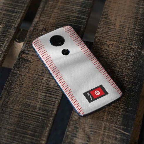 Tunisia Soccer Flag Moto E5 Plus Skin