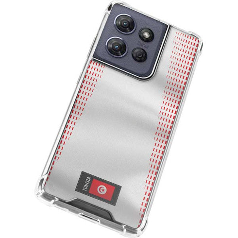 Tunisia Soccer Flag Moto G 5G (2025) Clear Case