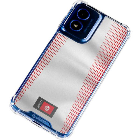 Tunisia Soccer Flag Moto G 5G (2024) Clear Case