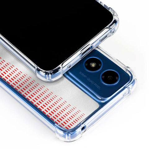 Tunisia Soccer Flag Moto G Play 4G (2024) Clear Case