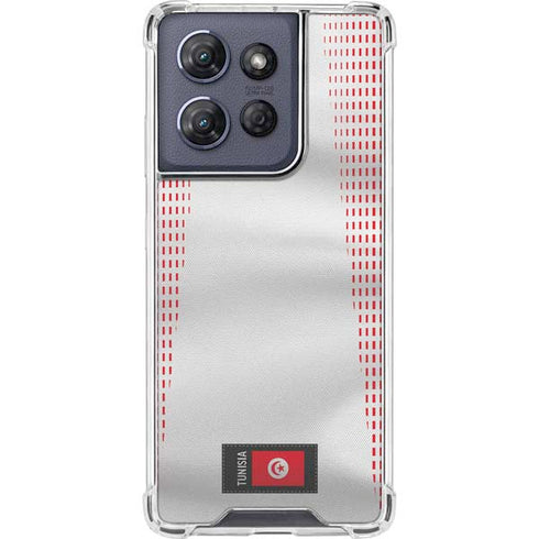 Tunisia Soccer Flag Moto G Play 5G (2025) Clear Case