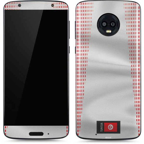 Tunisia Soccer Flag Moto G6 Skin
