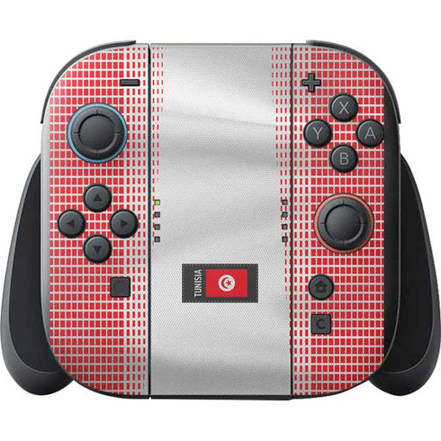 Tunisia Soccer Flag Nintendo Switch 2 (2025) with Joy-Con Skin