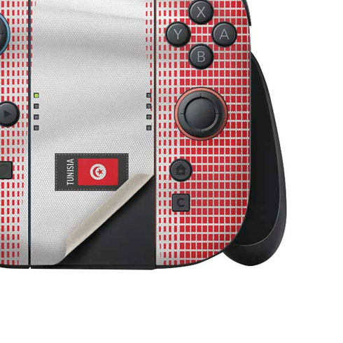 Tunisia Soccer Flag Nintendo Switch 2 (2025) Joy-Con Controller Skin