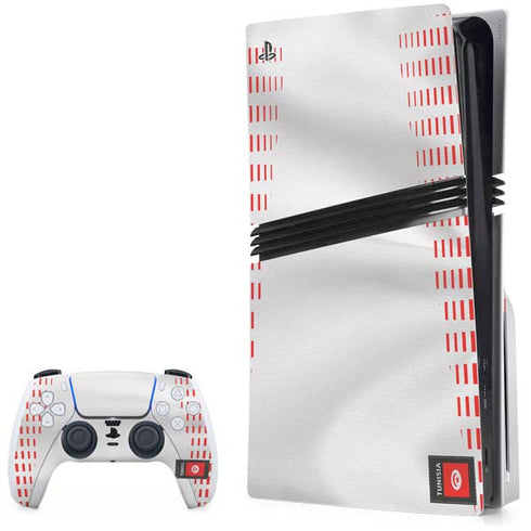 Tunisia Soccer Flag PS5 Pro Disk Bundle Skin