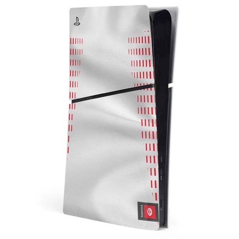 Tunisia Soccer Flag PS5 Slim Digital Edition Console Skin