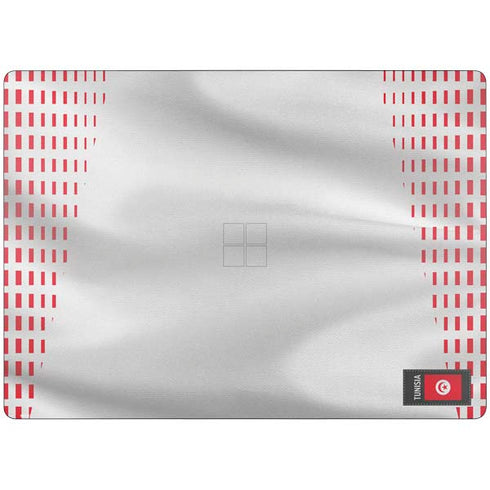 Tunisia Soccer Flag Surface Laptop 7 13.8in Skin