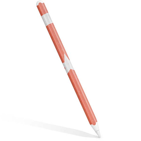 Turkish Flag Distressed Apple Pencil (2nd Gen 2019) Skin
