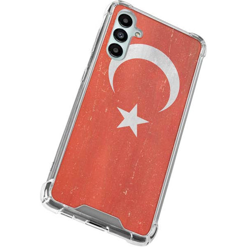 Turkish Flag Distressed Gabb Phone 4 Clear Case