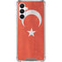 Turkish Flag Distressed Galaxy A16 5G Clear Case