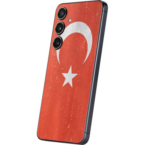 Turkish Flag Distressed Galaxy A16 5G Skin