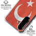 Turkish Flag Distressed Galaxy A36 5G Clear Case