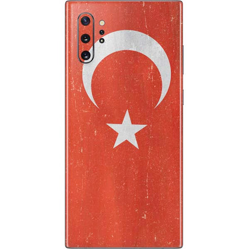 Turkish Flag Distressed Galaxy Note 10 Plus Skin