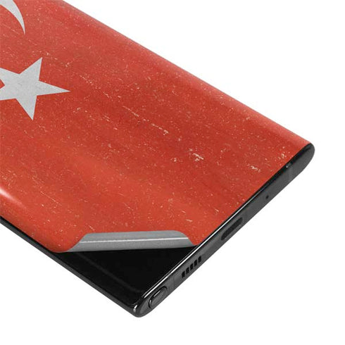 Turkish Flag Distressed Galaxy Note 10 Plus Skin