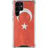 Turkish Flag Distressed Galaxy S23 Ultra Clear Case