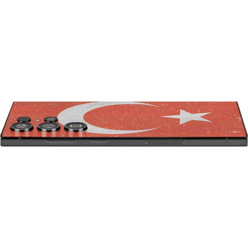 Turkish Flag Distressed Galaxy S25 Ultra Skin
