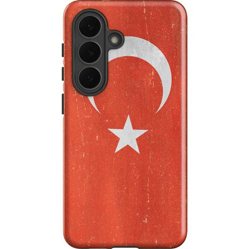 Turkish Flag Distressed Galaxy S26 Impact Case
