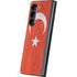 Turkish Flag Distressed Galaxy Z Fold5 5G Skin
