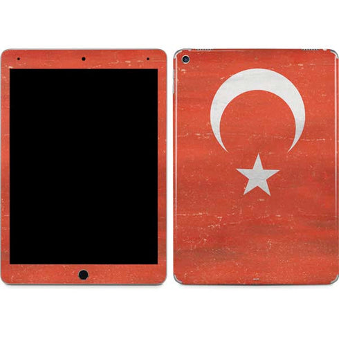 Turkish Flag Distressed iPad Skins