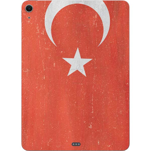 Turkish Flag Distressed Apple iPad Air Skin