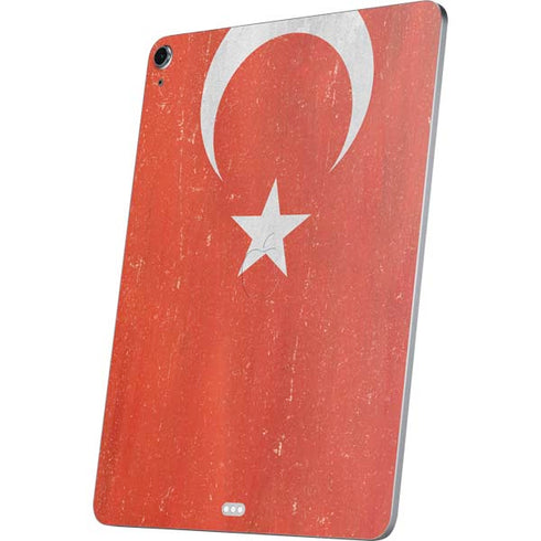 Turkish Flag Distressed Apple iPad Air Skin