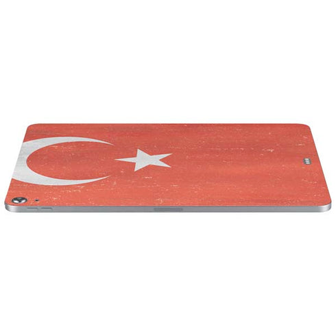 Turkish Flag Distressed Apple iPad Air Skin