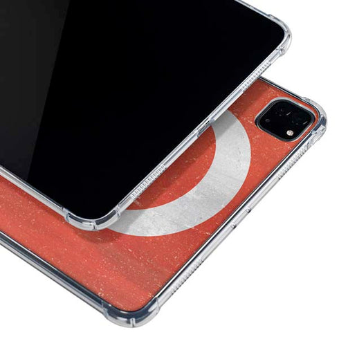 Turkish Flag Distressed iPad Pro 11in (2024) Clear Case