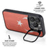 Turkish Flag Distressed iPhone 13 Pro Kickstand Case