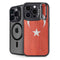 Turkish Flag Distressed iPhone 14 Pro Max Kickstand Case