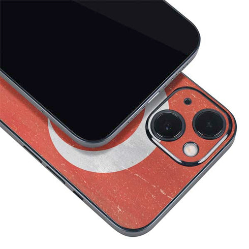 Turkish Flag Distressed iPhone Skins