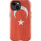 Turkish Flag Distressed iPhone 15 Impact Case