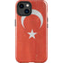 Turkish Flag Distressed iPhone 15 Impact Case