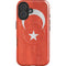 Turkish Flag Distressed iPhone 16 Magsafe Impact Case