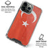 Turkish Flag Distressed iPhone 16 Pro Clear Case