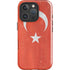 Turkish Flag Distressed iPhone 16 Pro Impact Case