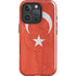 Turkish Flag Distressed iPhone 16 Pro Max Magsafe Impact Case