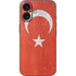 Turkish Flag Distressed iPhone 16 Skin