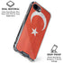 Turkish Flag Distressed iPhone 16e Clear Case