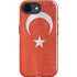 Turkish Flag Distressed iPhone 16e Impact Case