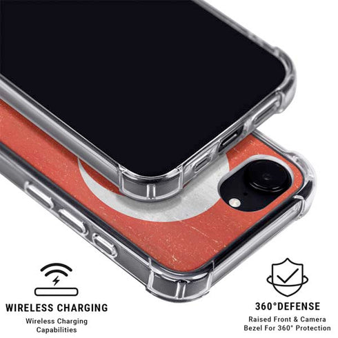 Turkish Flag Distressed iPhone 16e MagSafe Case