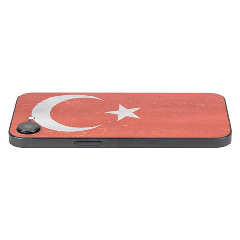Turkish Flag Distressed iPhone 16e Skin