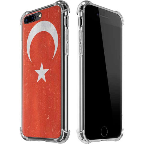 Turkish Flag Distressed iPhone Cases