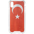 Turkish Flag Distressed iPhone XS Clear Case